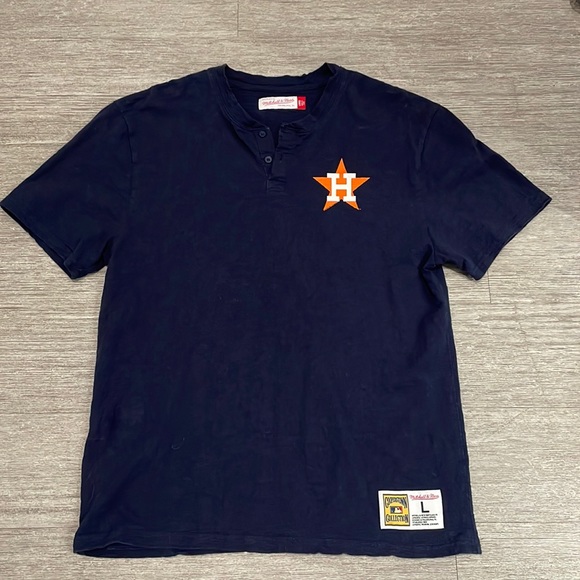 Men’s Houston Astros Button Shirt - Picture 1 of 3